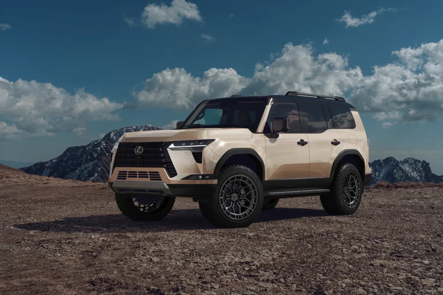 2025 Lexus GX550 — wheels, front view