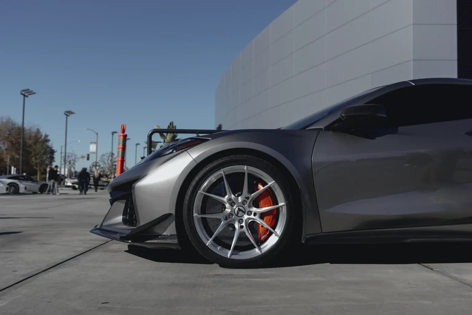 2026 Chevrolet Corvette ZR1 — lowering springs, front view