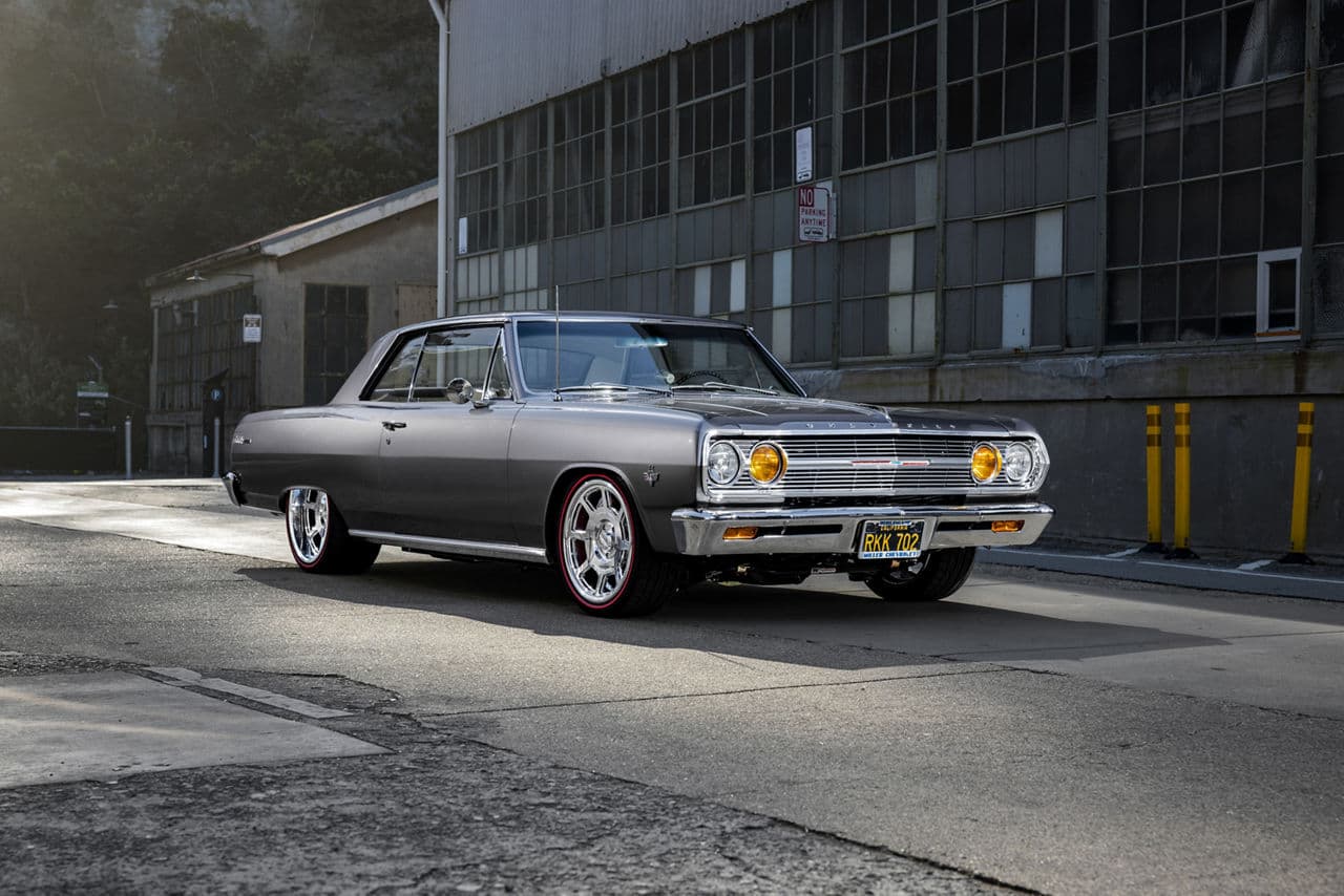 Front view of 1965 Chevrolet Malibu with wheels