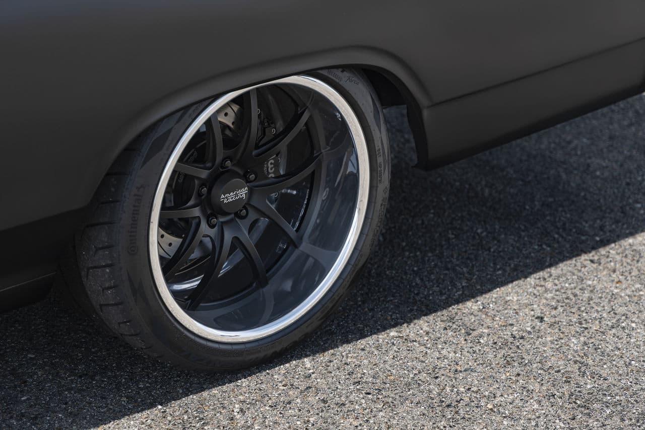 Rear view of 1967 Chevrolet El Camino with wheels