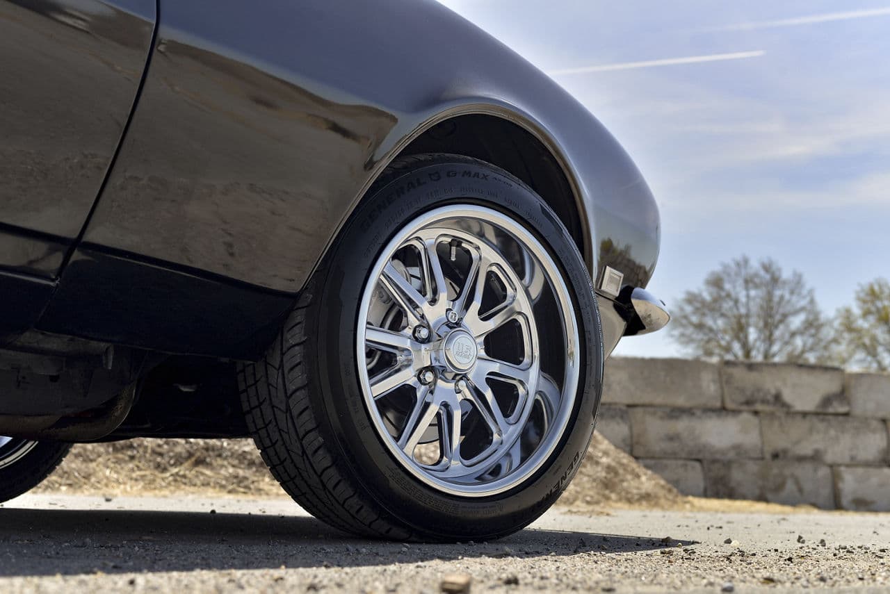 Rear view of 1968 Chevrolet Camaro with wheels