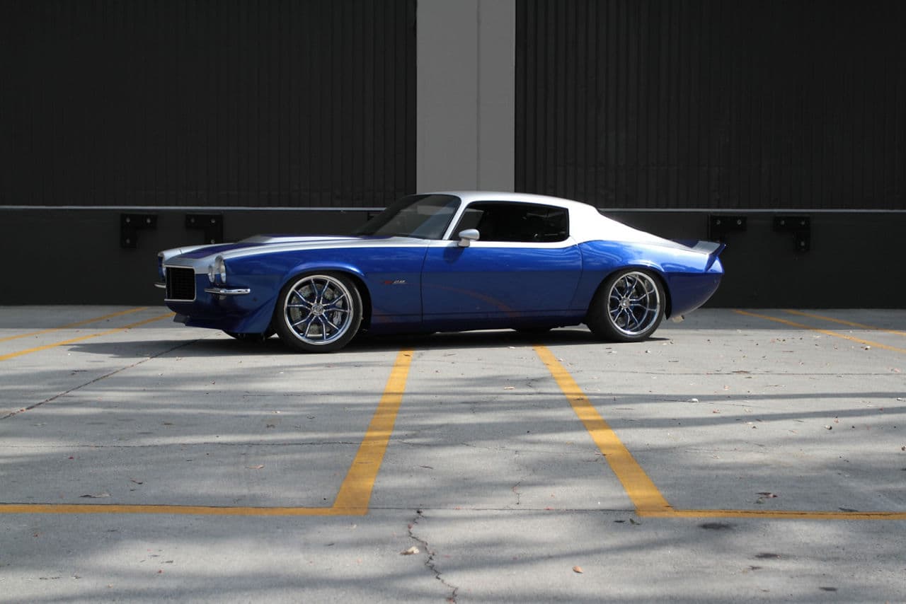 Front view of 1970 Chevrolet Camaro with wheels
