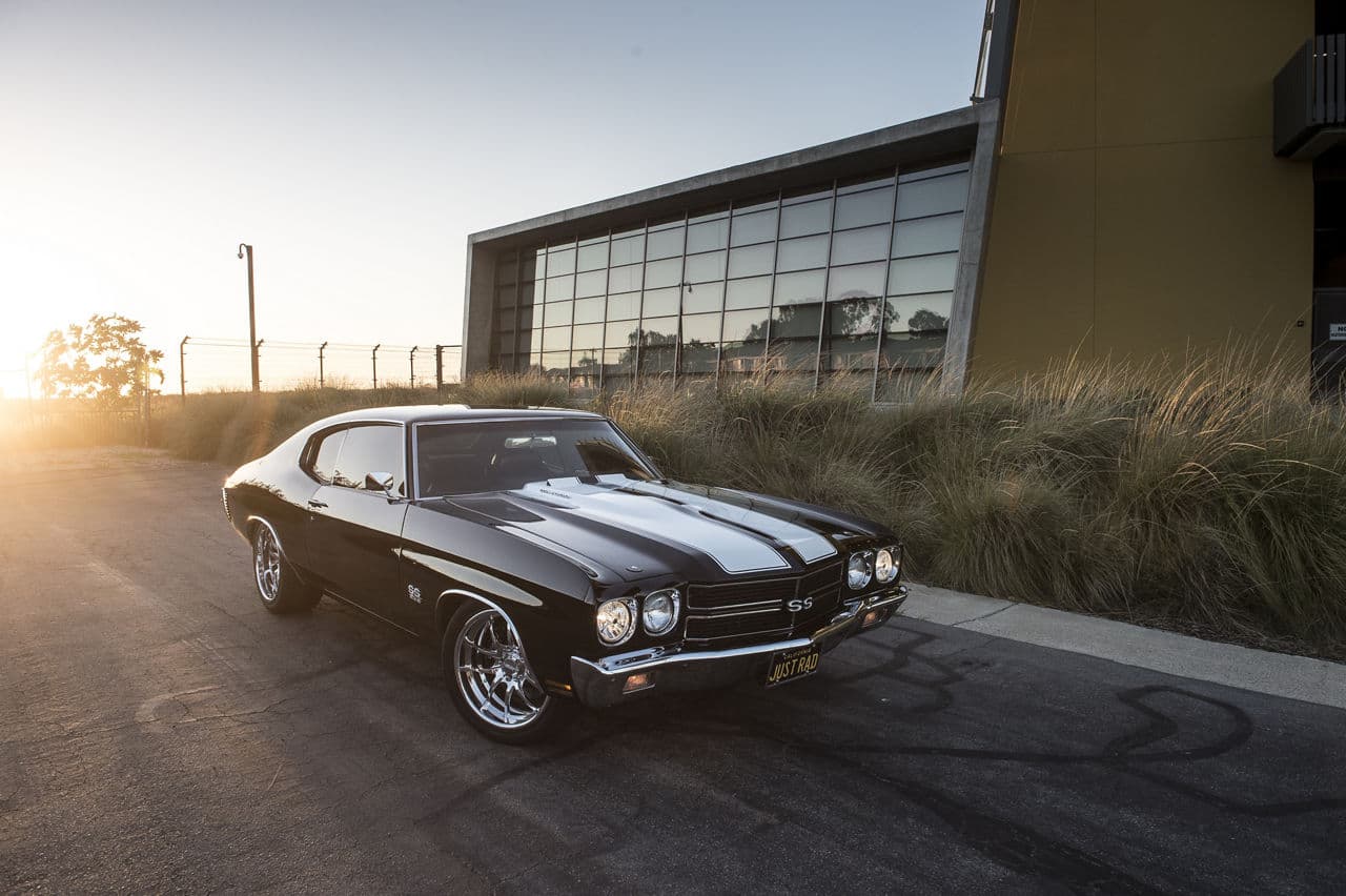 Front view of 1970 Chevrolet Chevelle with wheels