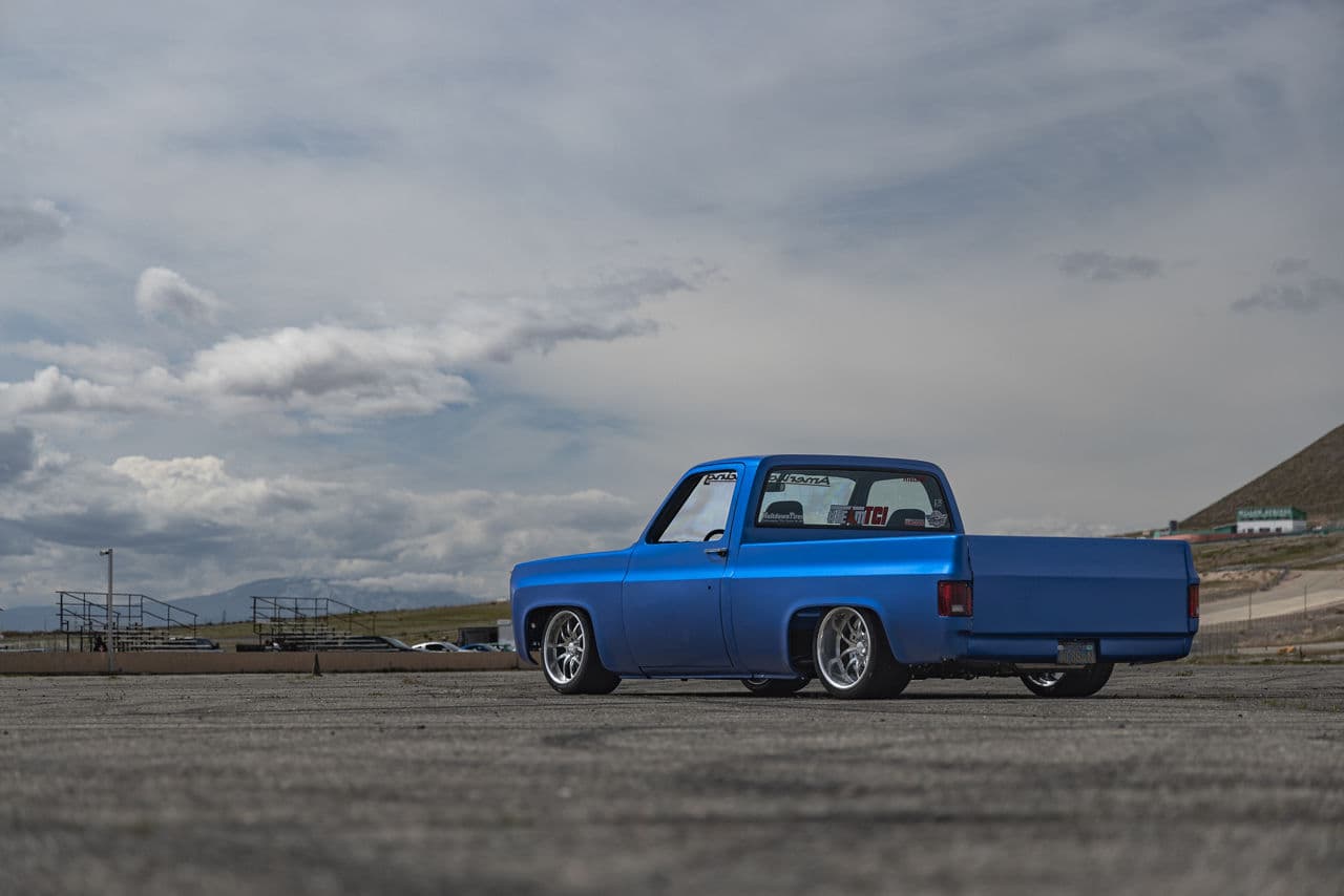 Front view of 1972 Chevrolet C10 with wheels