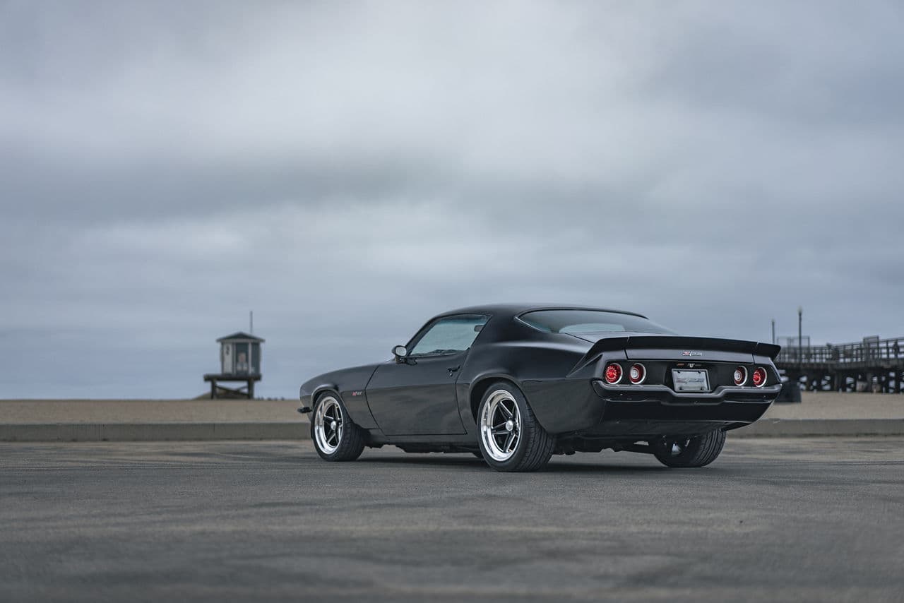 Front view of 1973 Chevrolet Camaro with wheels