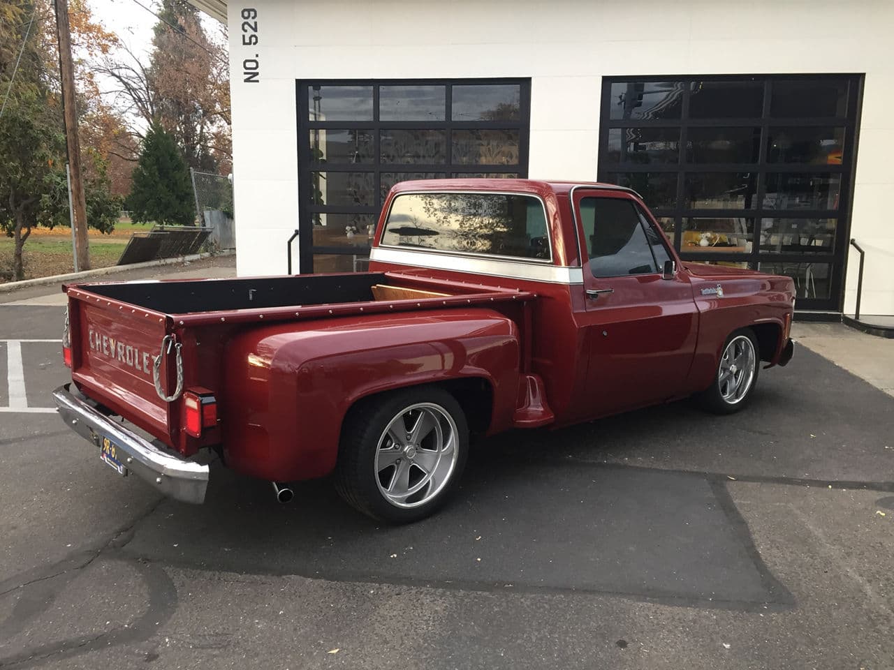 Front view of 1980 Chevrolet C10 with wheels
