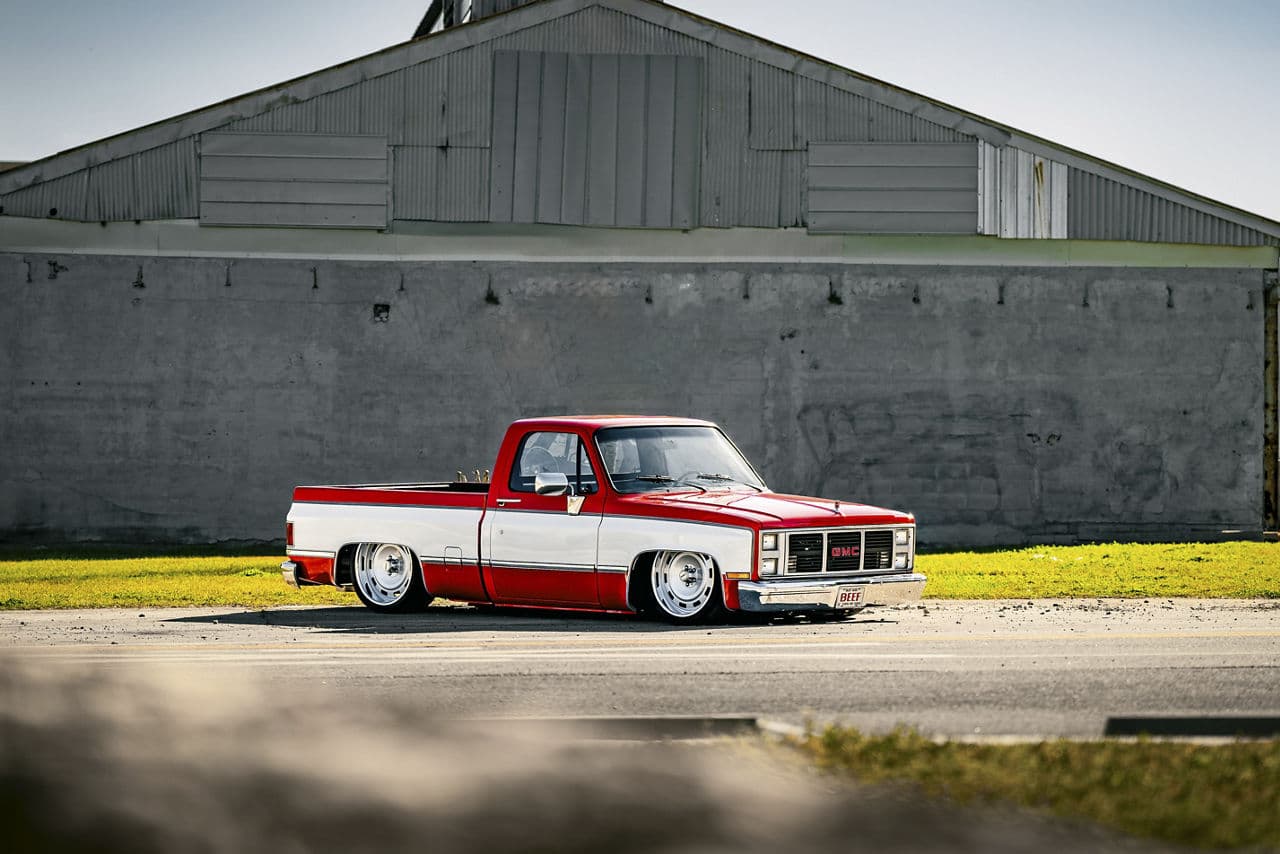 Front view of 1981 Chevrolet C10 with wheels