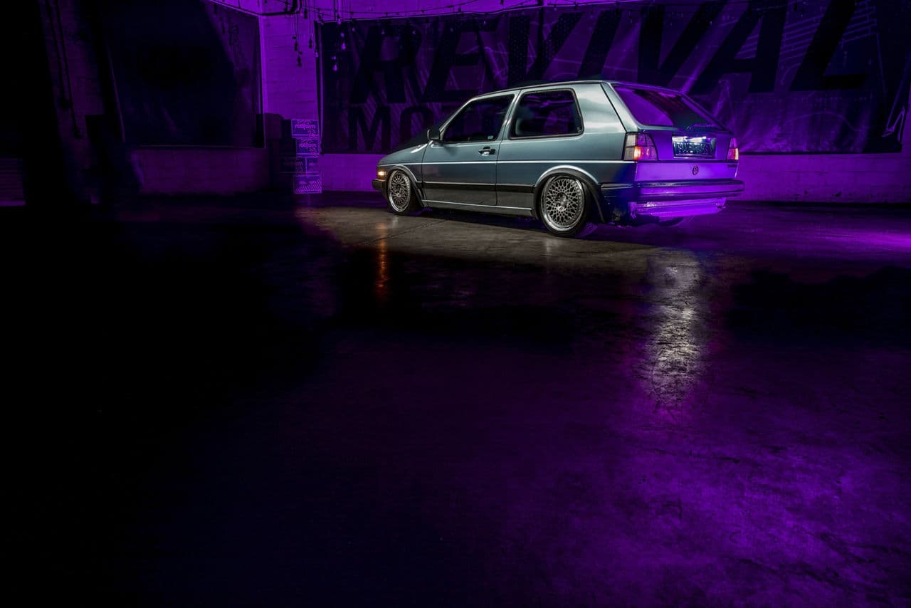 Front view of 1989 Volkswagen Golf with wheels