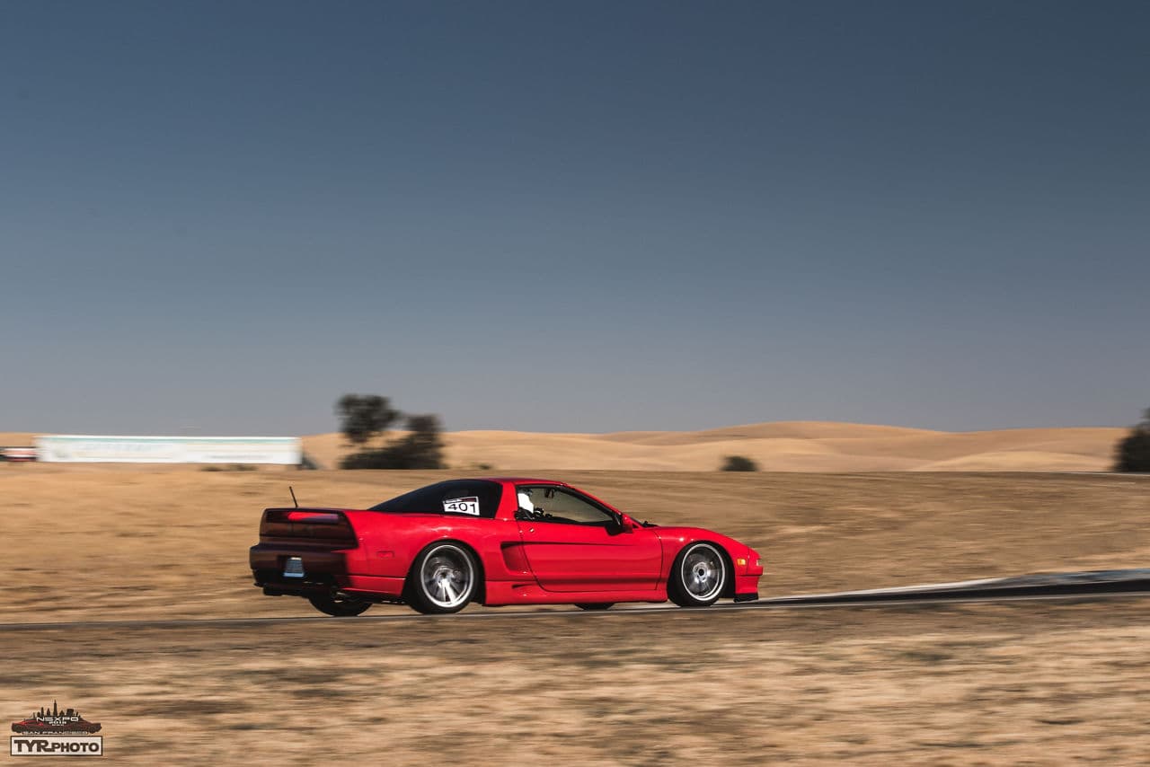 Interior of 1992 Acura NSX with wheels
