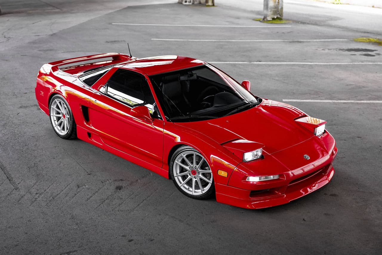Front view of 1993 Acura NSX with wheels