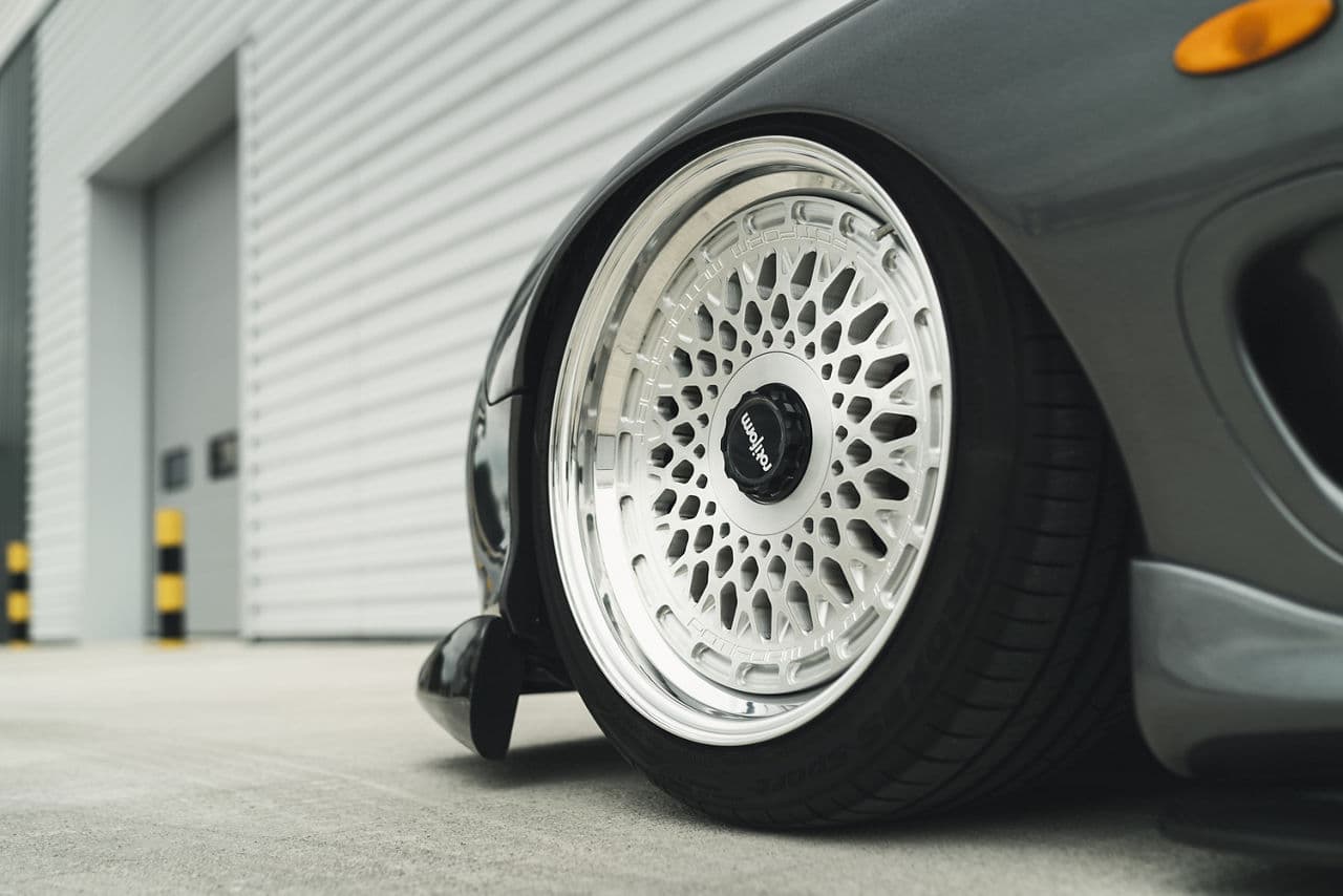 Rear view of 1994 Mazda RX7 with wheels
