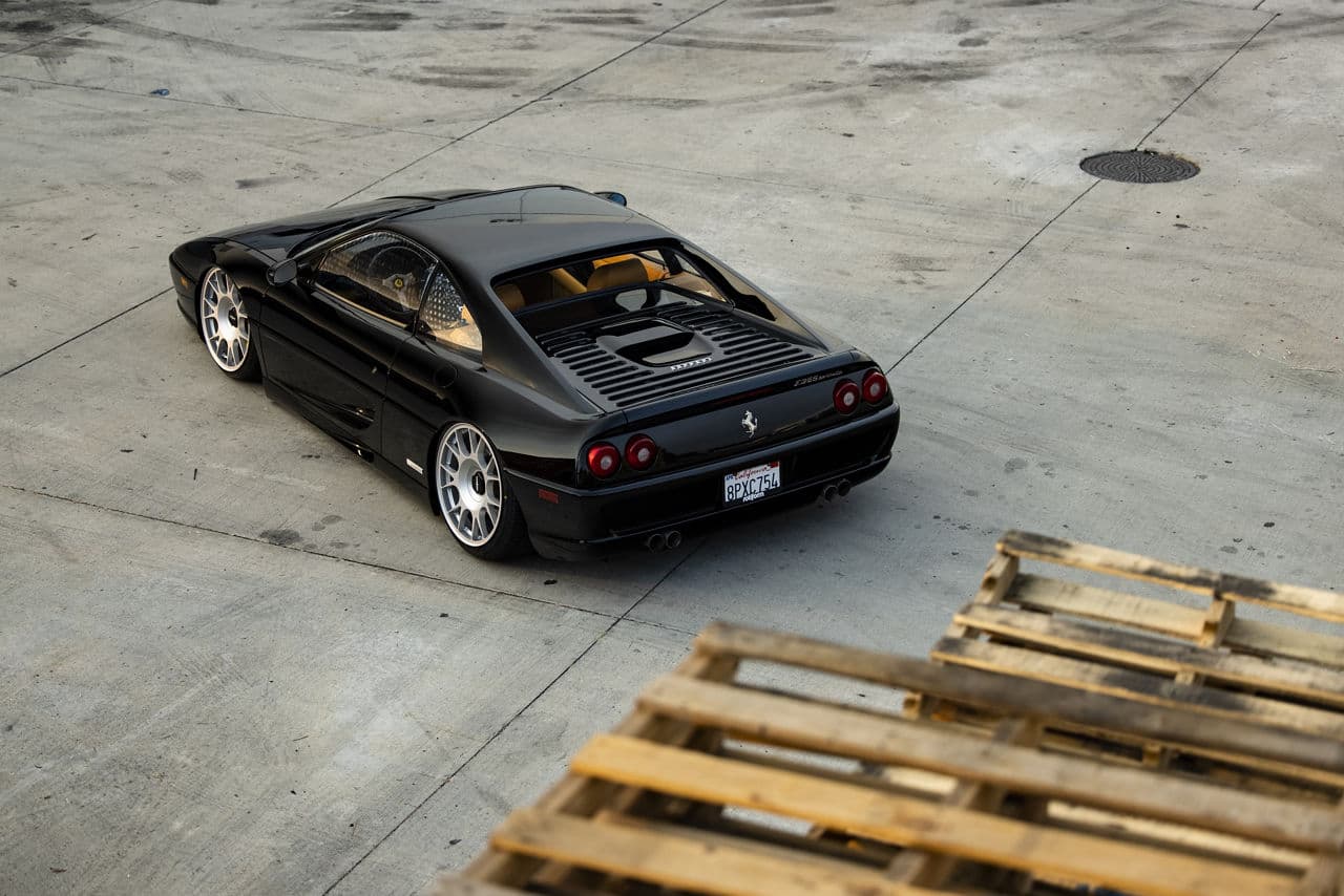 Front view of 1995 Ferrari F355 with wheels