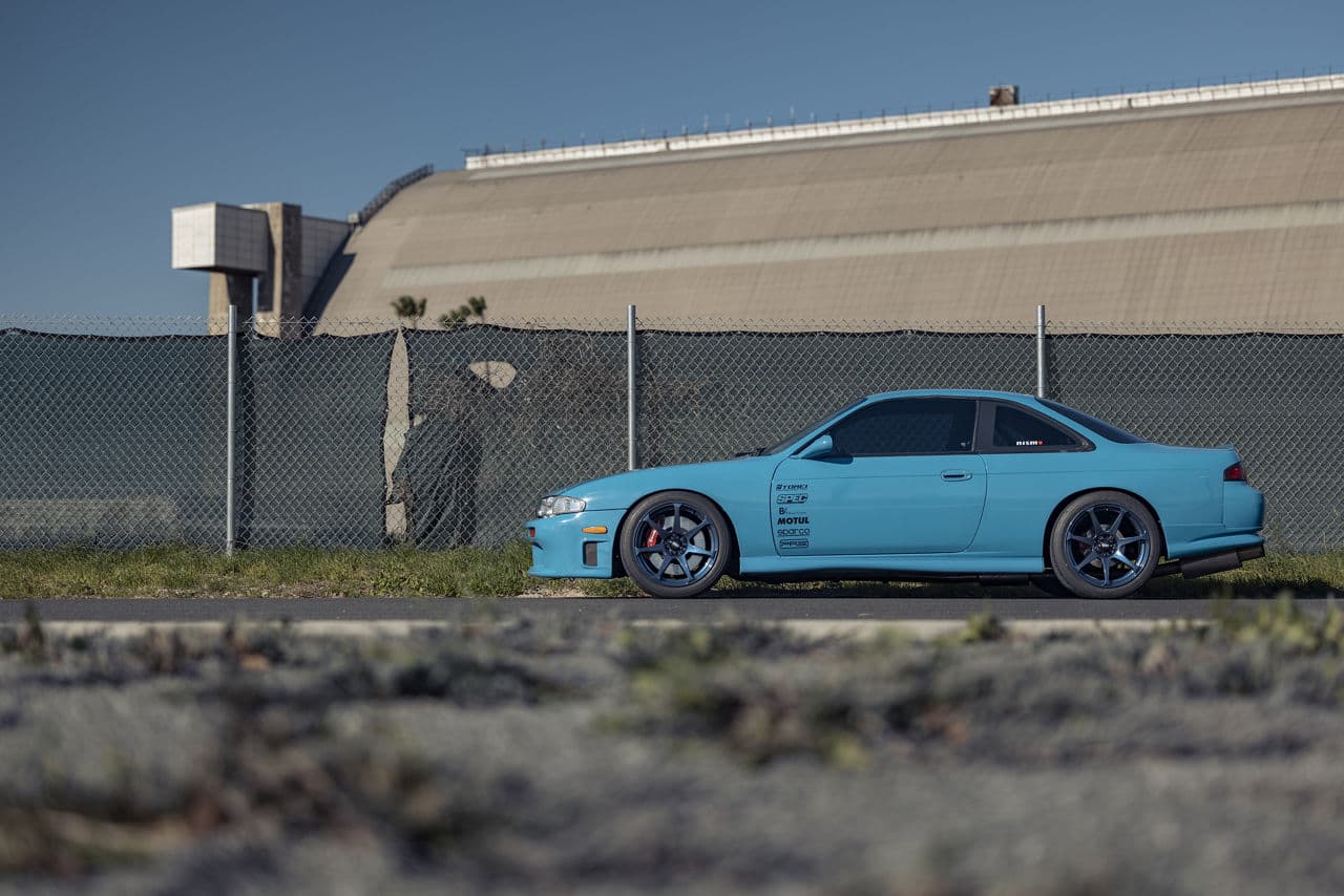 Front view of 1995 Nissan 240SX with wheels