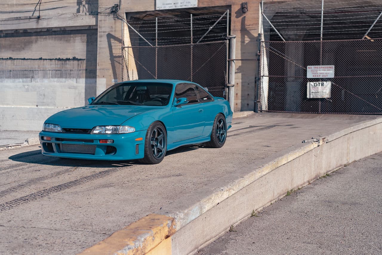 Front view of 1995 Nissan 240SX with wheels