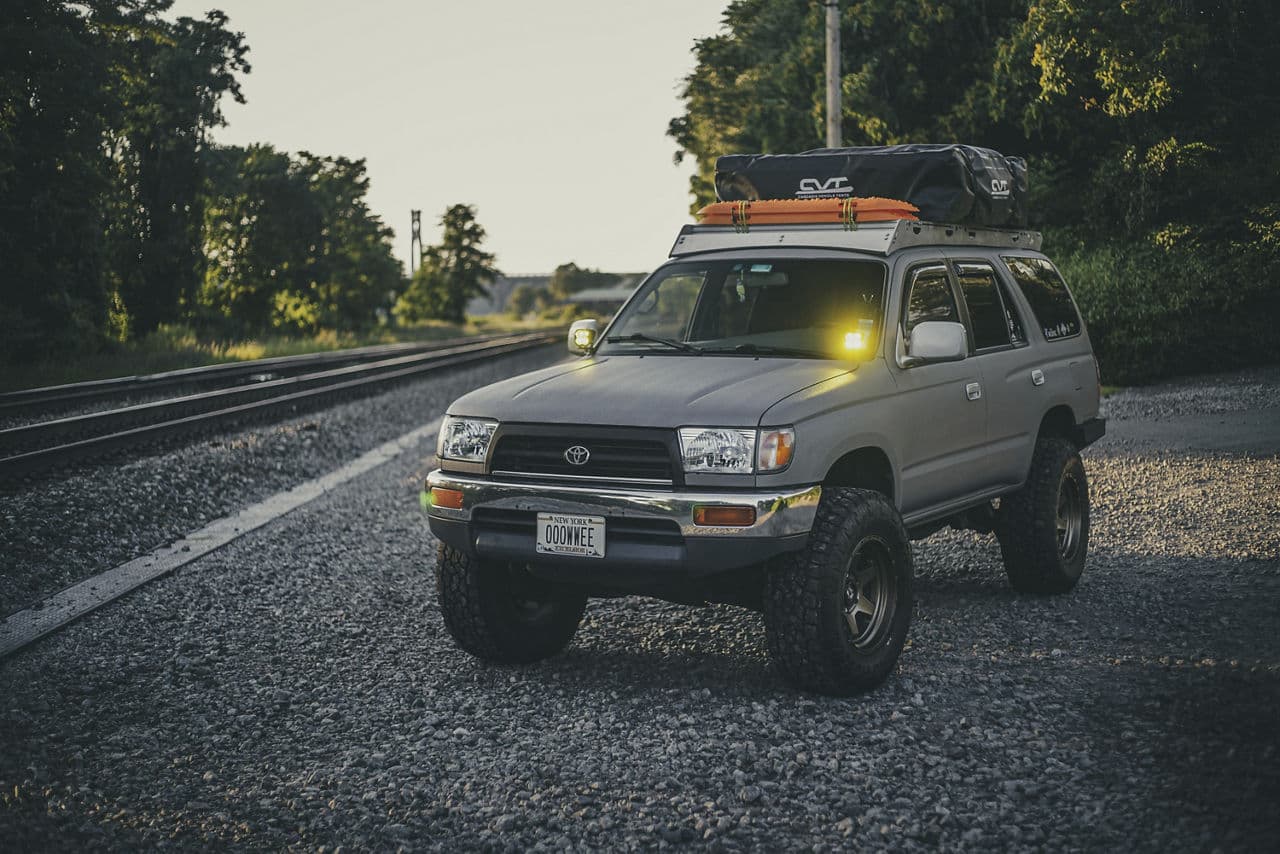 Rear view of 1995 Toyota 4Runner with truck suv wheels