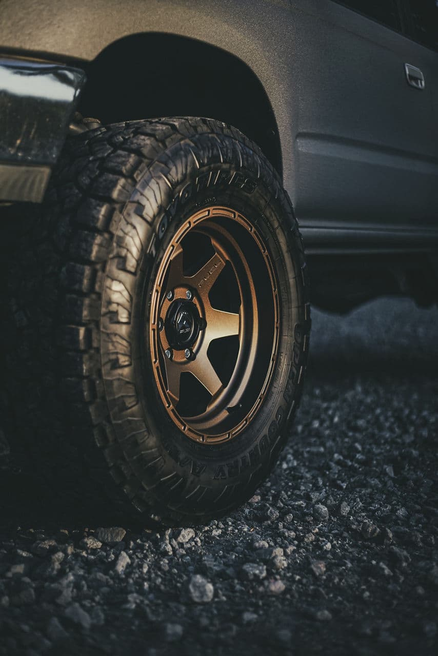 Interior of 1995 Toyota 4Runner with truck suv wheels