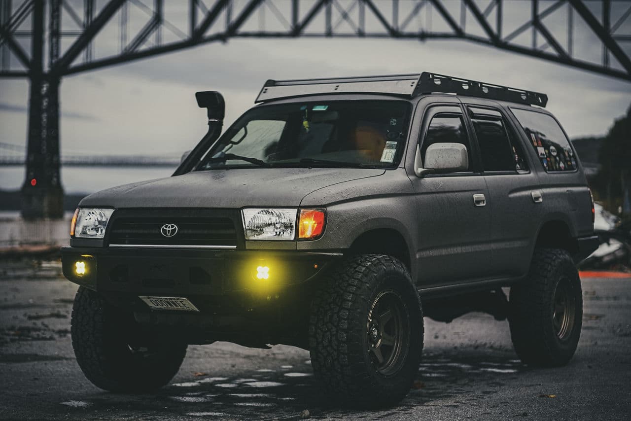 Detail view of 1995 Toyota 4Runner with truck suv wheels
