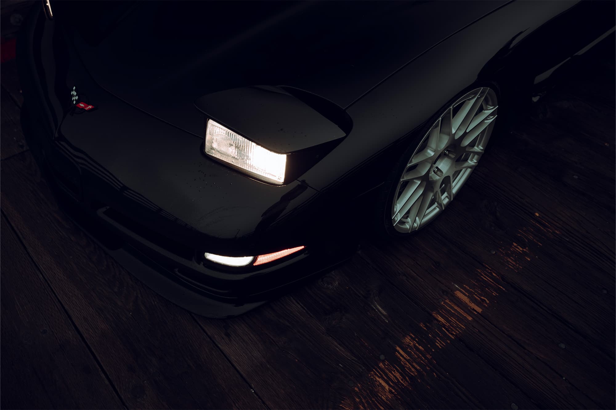 2001 Chevrolet Corvette — wheels, rear view
