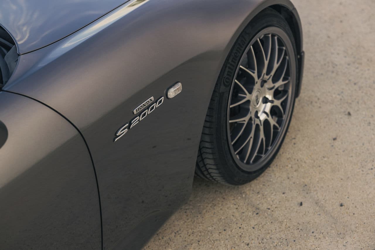 Rear view of 2008 Honda S2000 with wheels