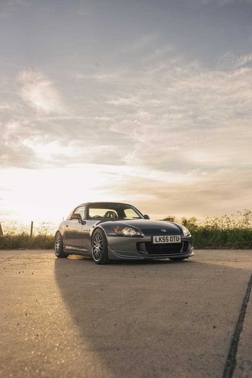 Interior of 2008 Honda S2000 with wheels