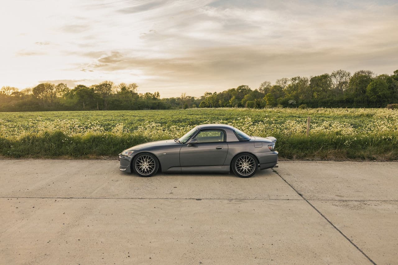 Detail view of 2008 Honda S2000 with wheels