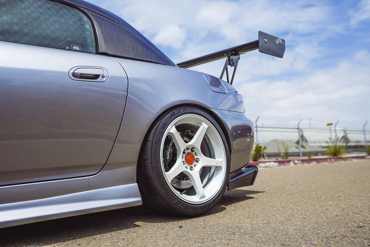 Rear view of 2008 Honda S2000 with wheels