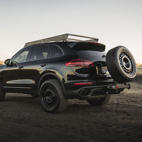 Detail view of 2008 Porsche Cayenne with wheels
