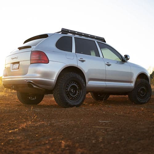 Detail view of 2008 Porsche Cayenne with wheels