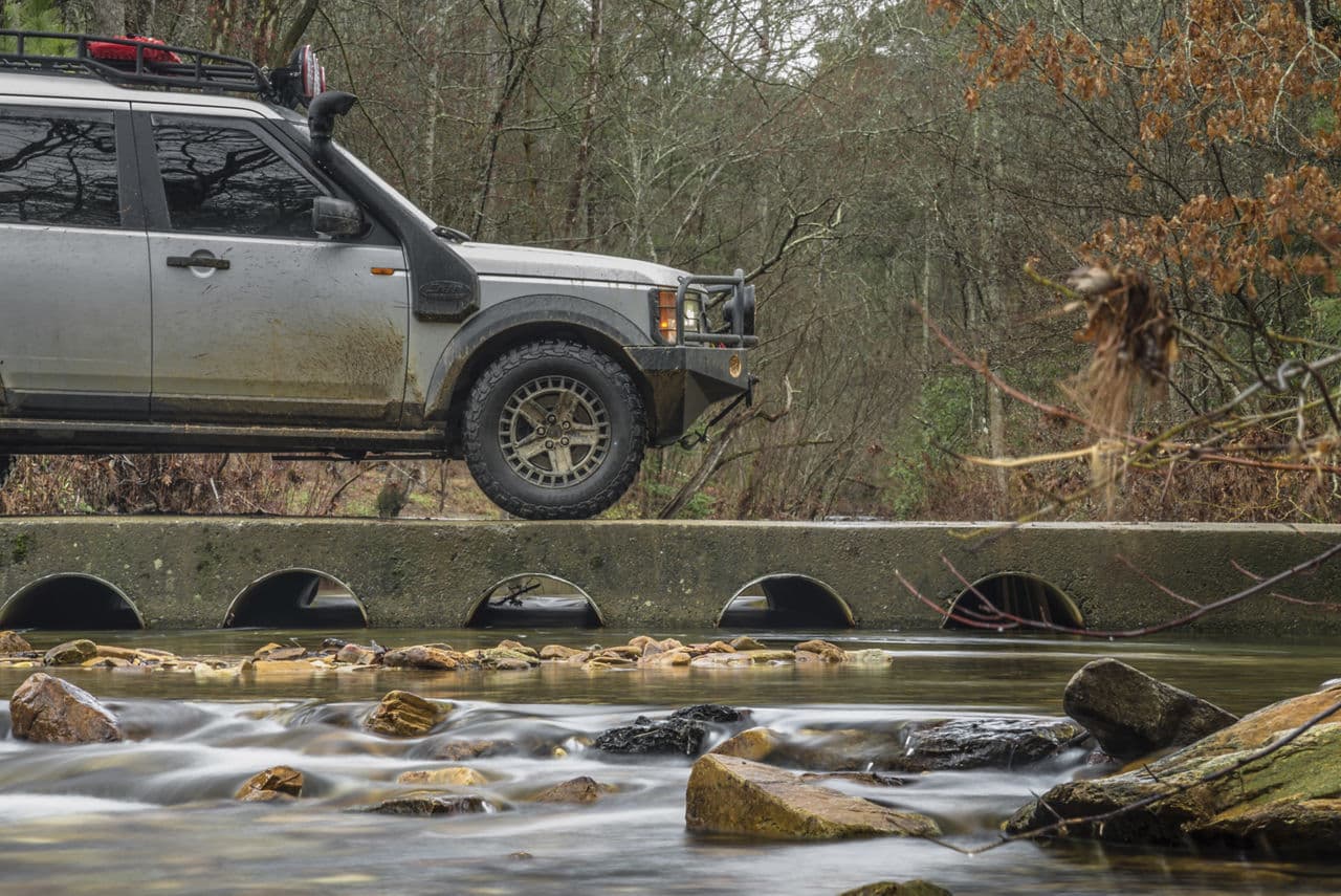 Detail view of 2009 Land Rover Defender with truck suv wheels