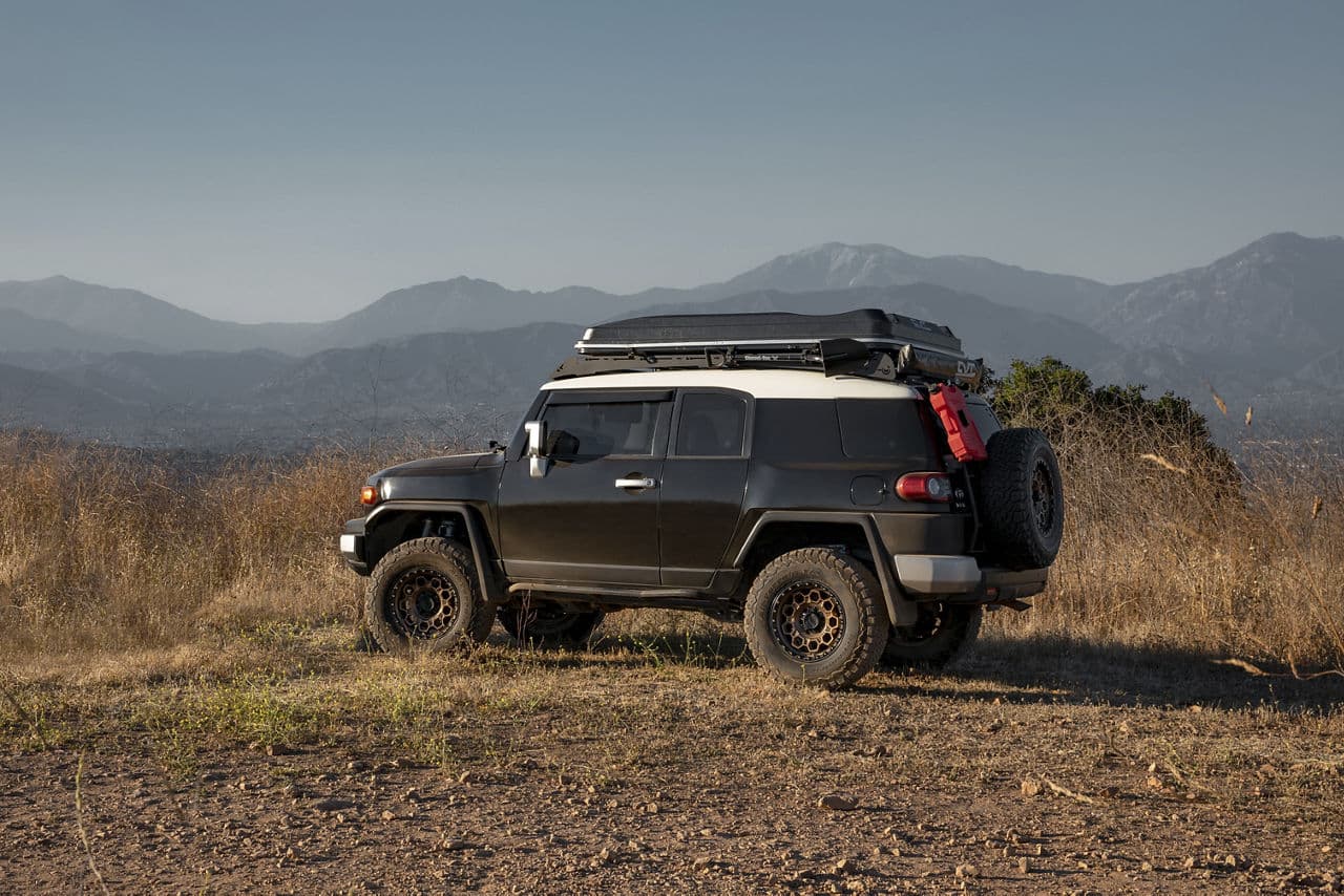 Interior of 2011 Toyota FJ Cruiser with wheels