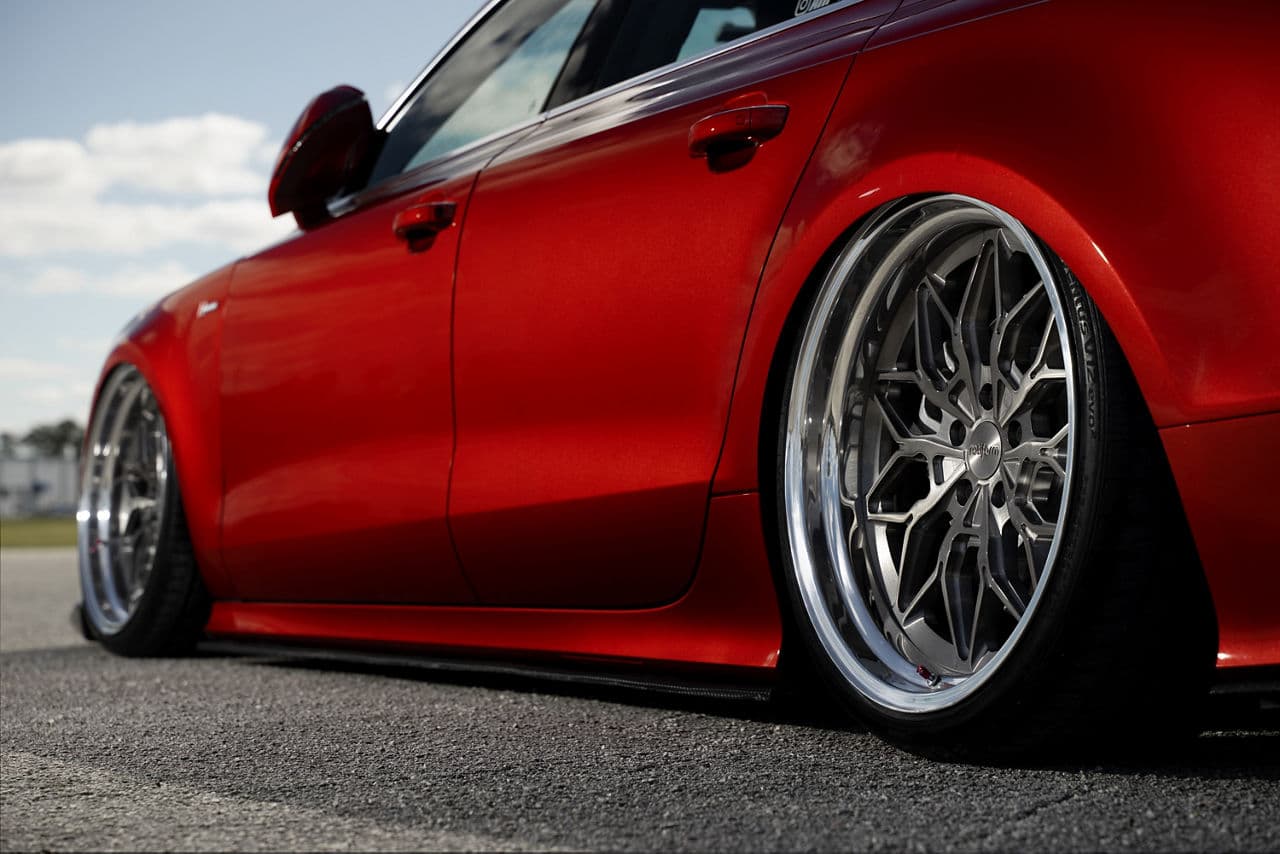 Rear view of 2013 Audi A7 with wheels