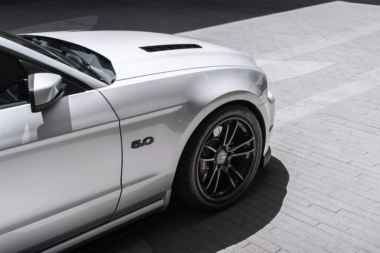 Rear view of 2013 Ford Mustang GT Performance with wheels