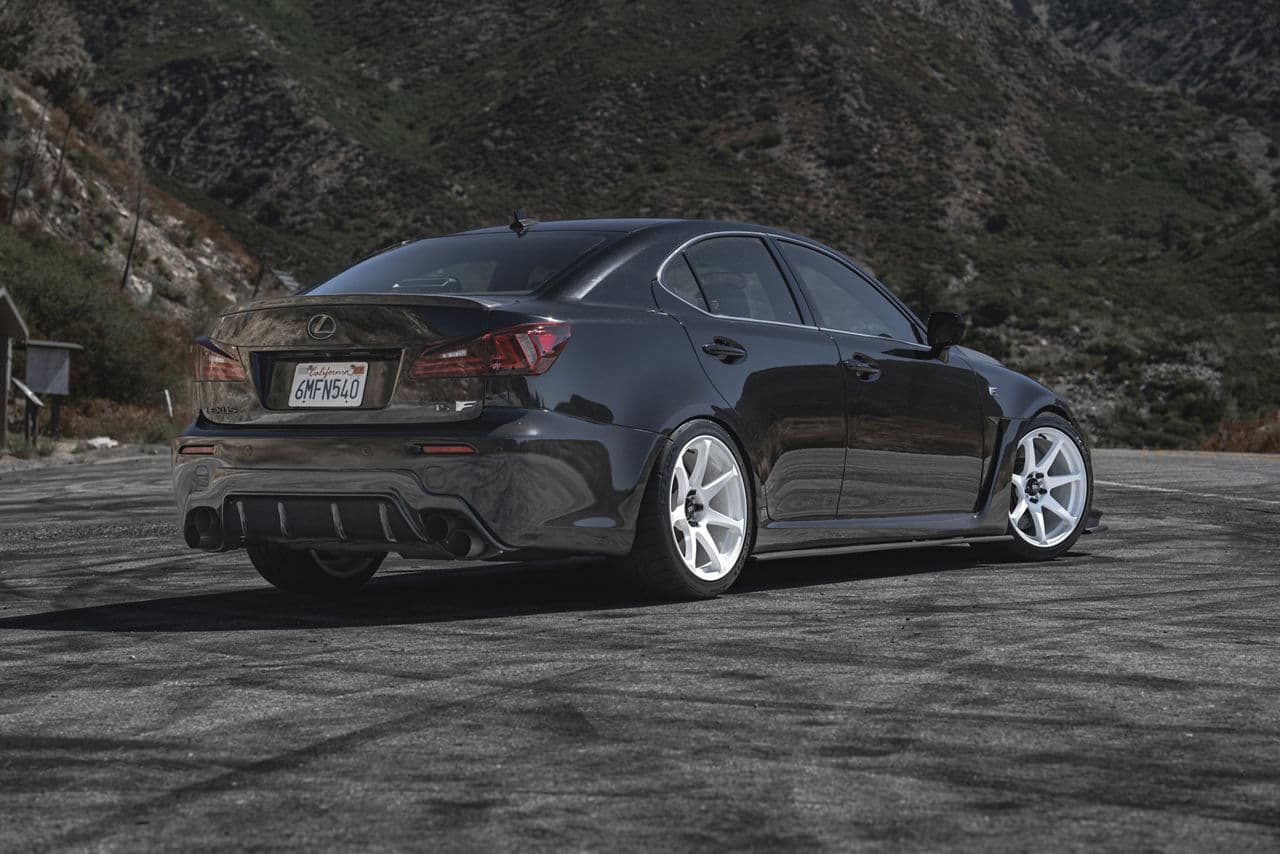 Detail view of 2013 Lexus IS with wheels