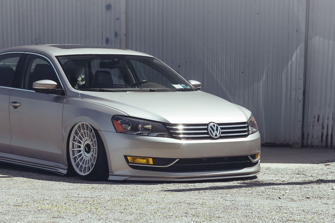 Detail view of 2013 Volkswagen Passat with wheels