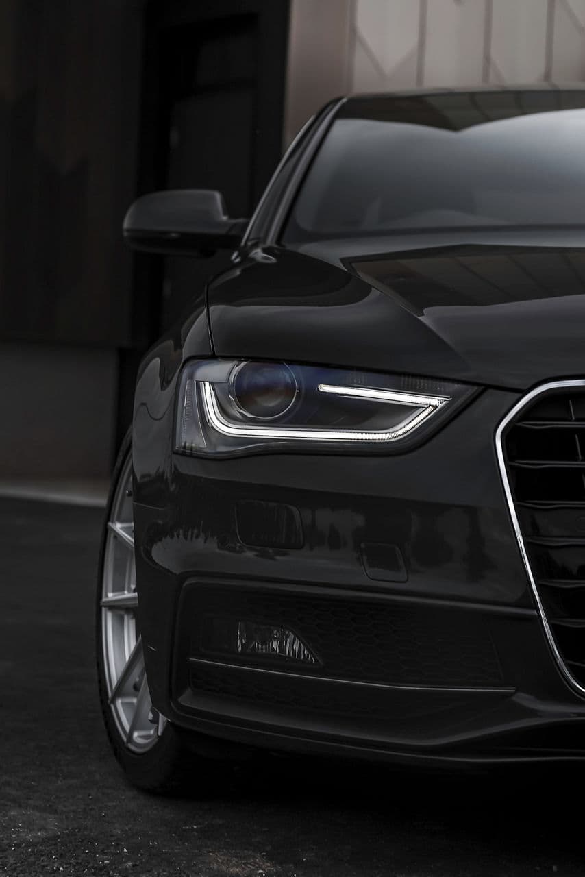 Rear view of 2014 Audi A4 with wheels