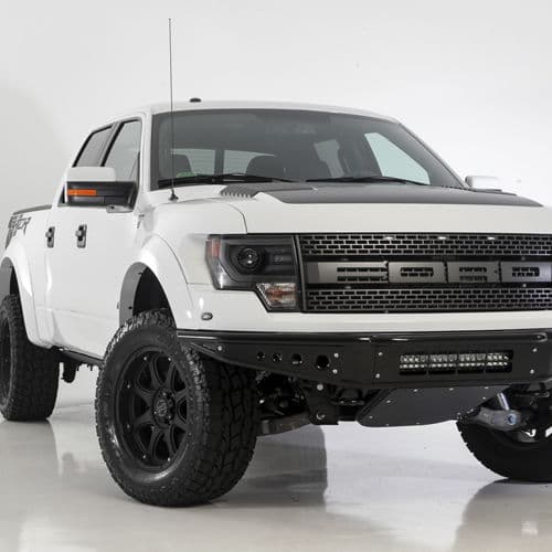 Interior of 2014 Ford F150 Raptor with wheels