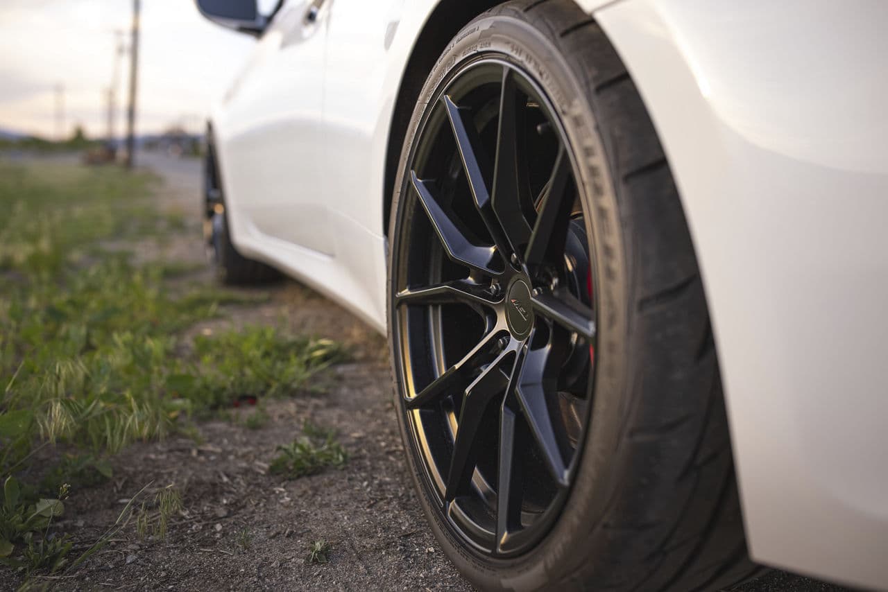 Interior of 2014 Hyundai Genesis with wheels