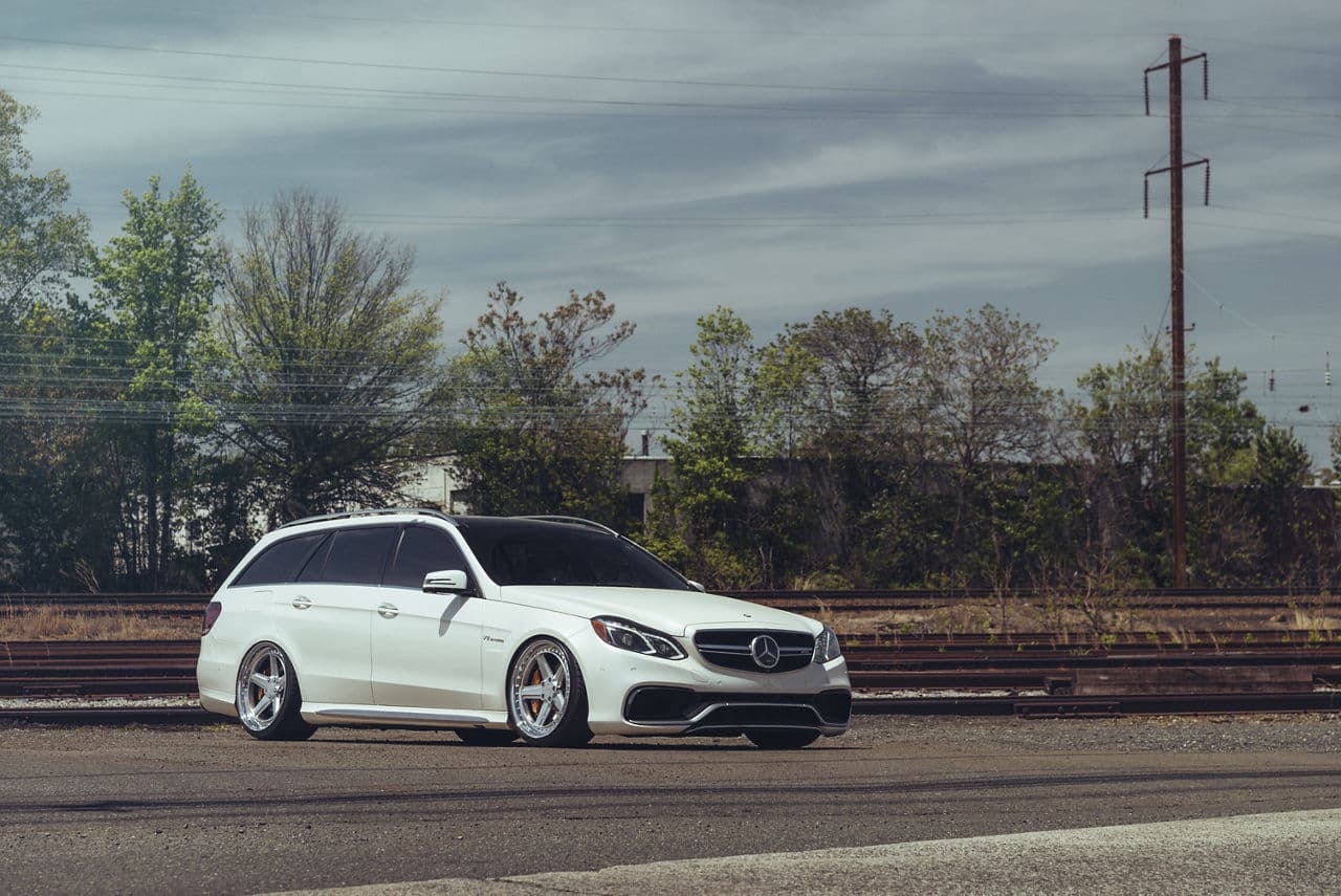 Front view of 2014 Mercedes-Benz E Class with wheels