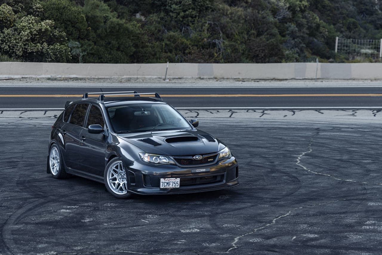 Detail view of 2014 Subaru Impreza WRX with wheels