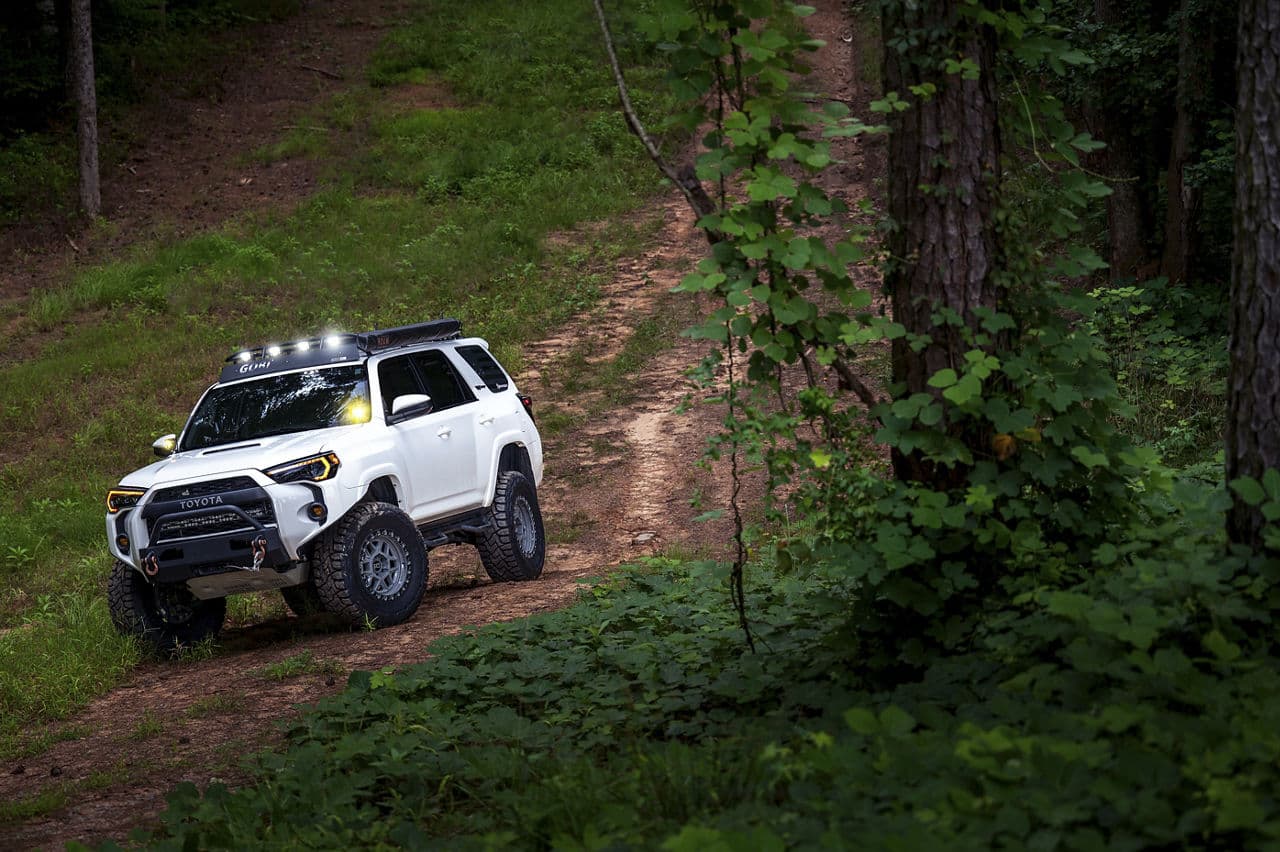 Interior of 2014 Toyota 4Runner with truck suv wheels