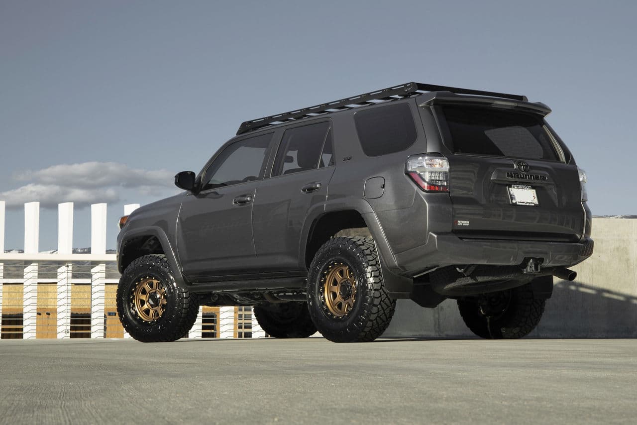 Front view of 2014 Toyota 4Runner with truck suv wheels