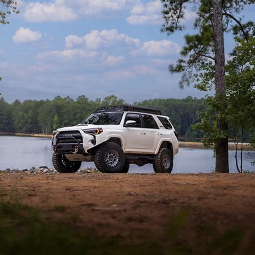 Detail view of 2014 Toyota 4Runner with truck suv wheels