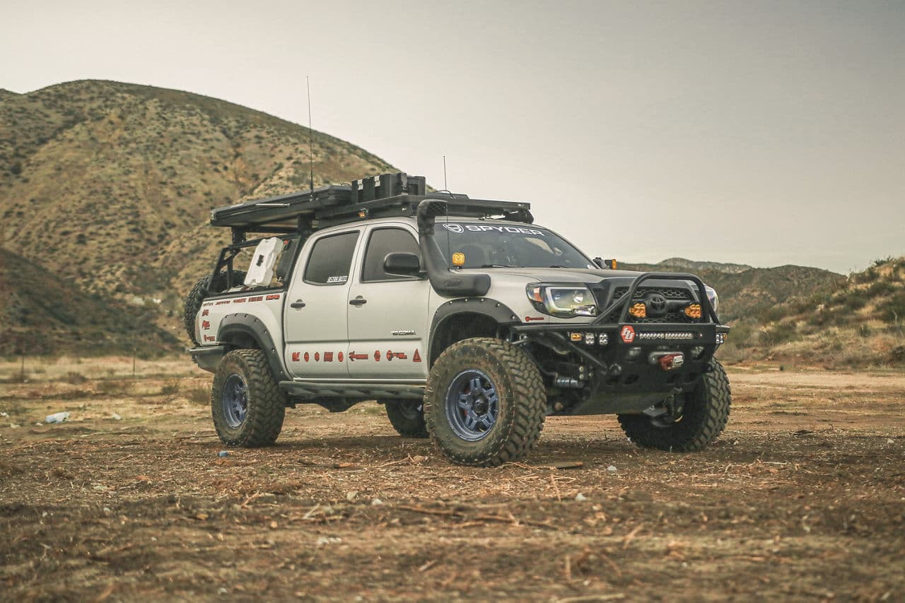 Interior of 2014 Toyota Tacoma with wheels