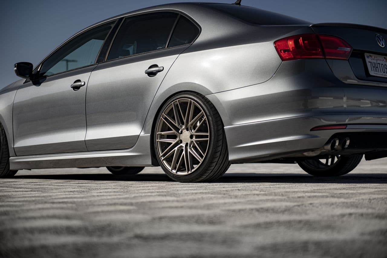 Detail view of 2014 Volkswagen Jetta with wheels