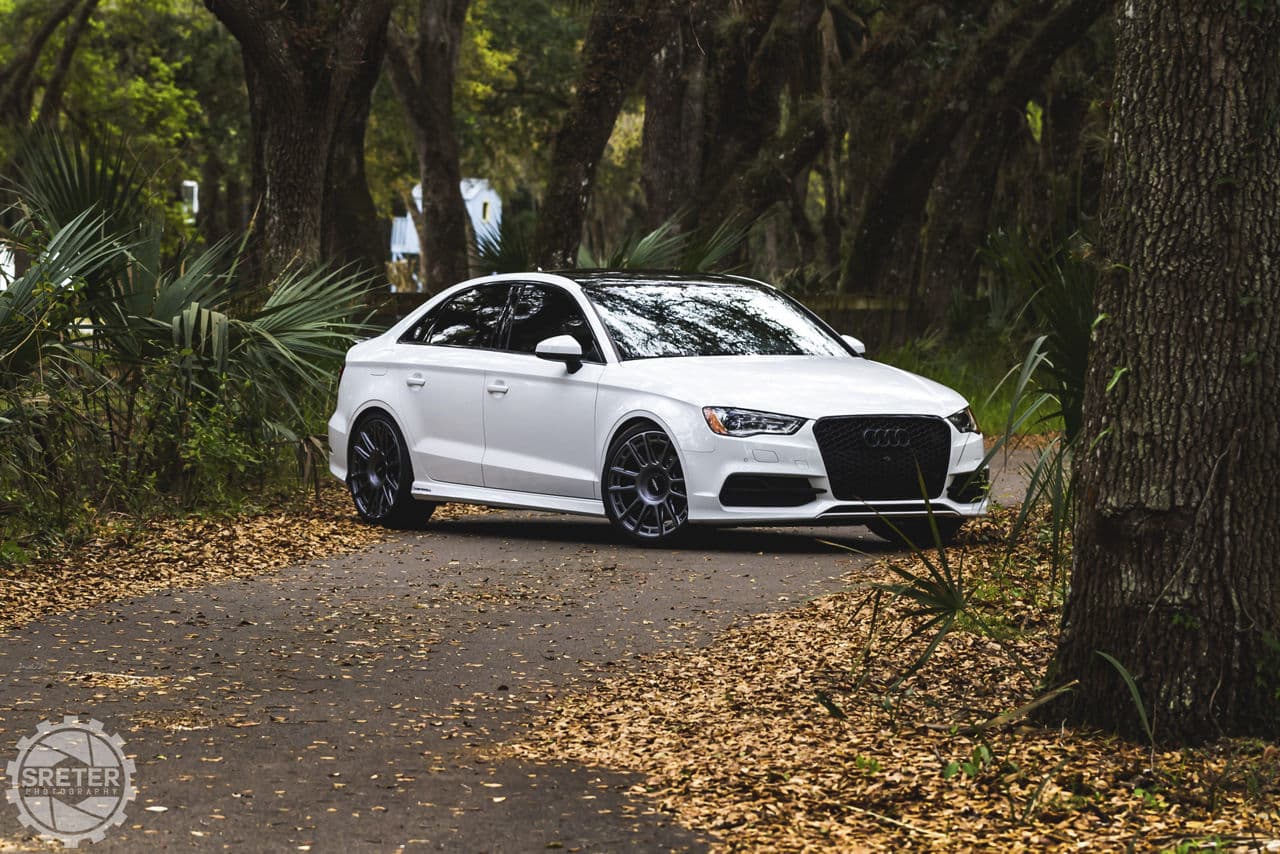 Front view of 2015 Audi A3 with wheels