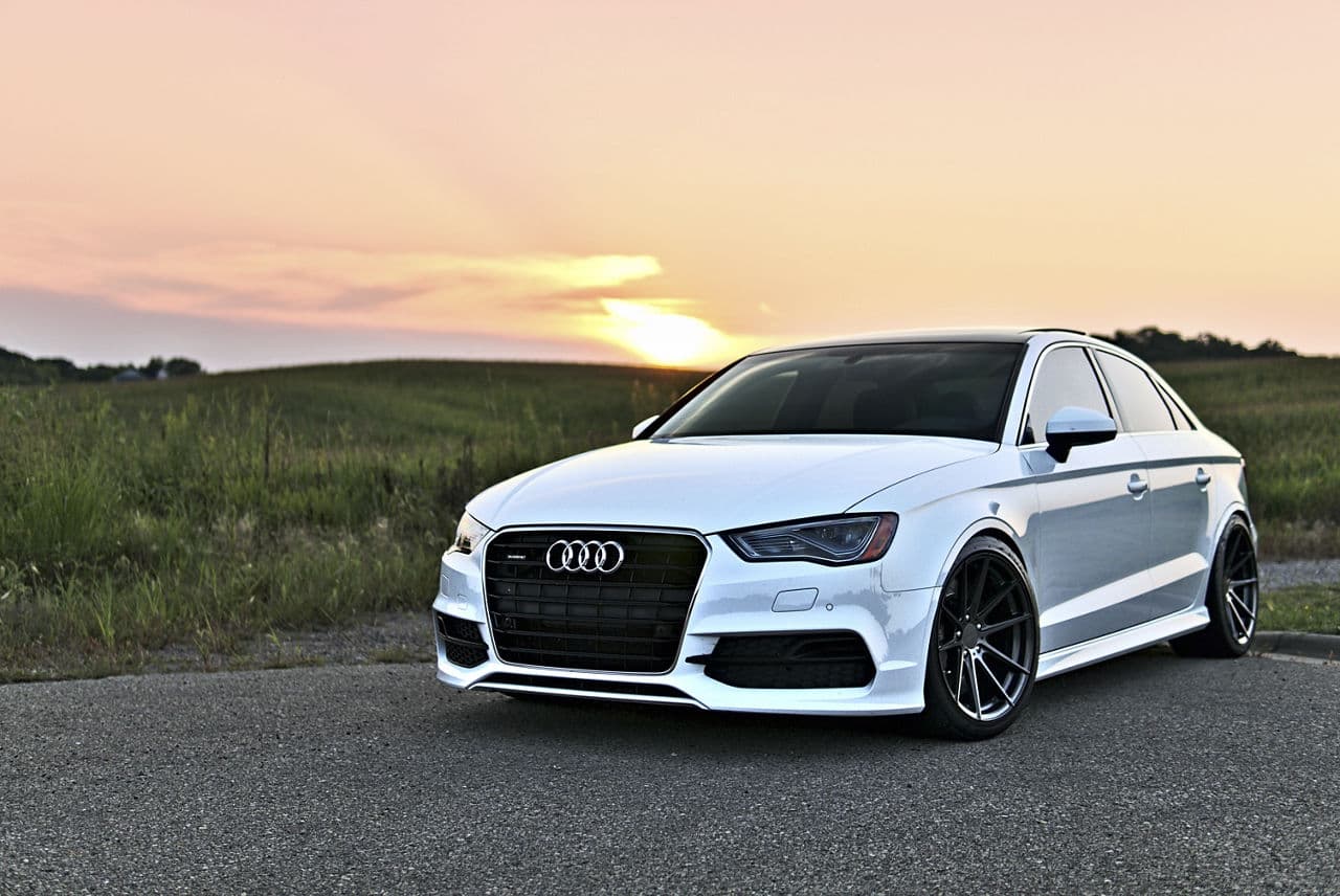 Front view of 2015 Audi A3 with wheels