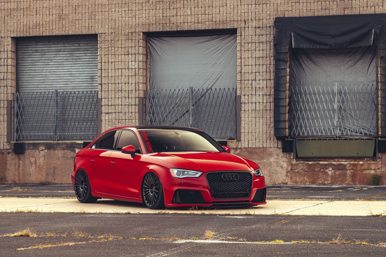 Front view of 2015 Audi A3 with wheels