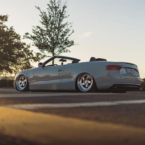 Detail view of 2015 Audi A5 with wheels