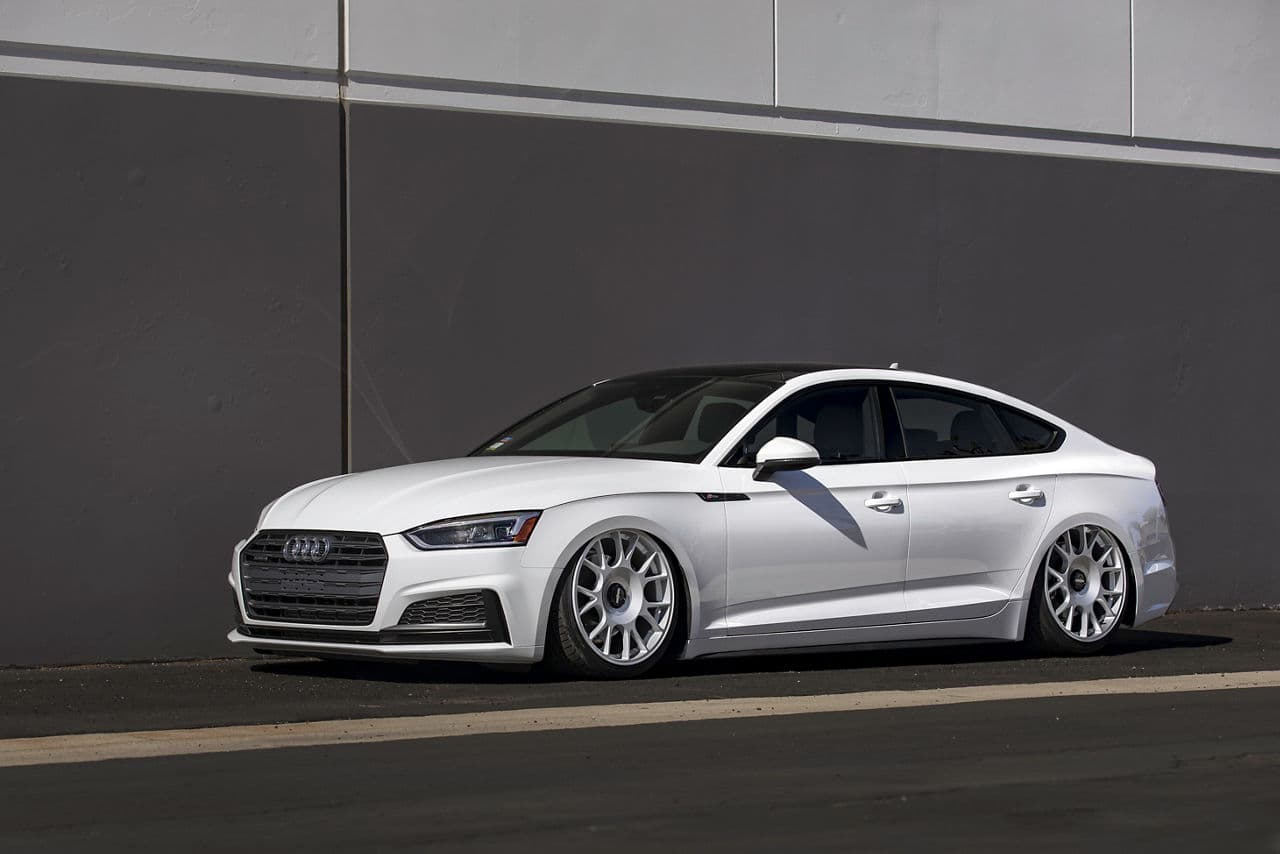 Front view of 2015 Audi A5 with wheels