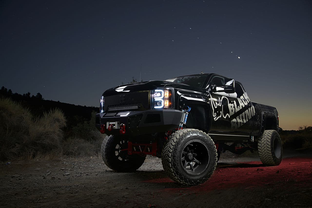 Front view of 2015 Chevrolet Silverado 2500 with truck suv wheels